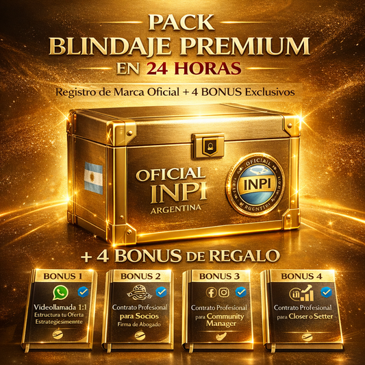 BLINDÁ TU EMPRENDIMIENTO PACK OFICIAL + 3 BONUS EXCLUSIVOS
